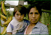 Woman and child